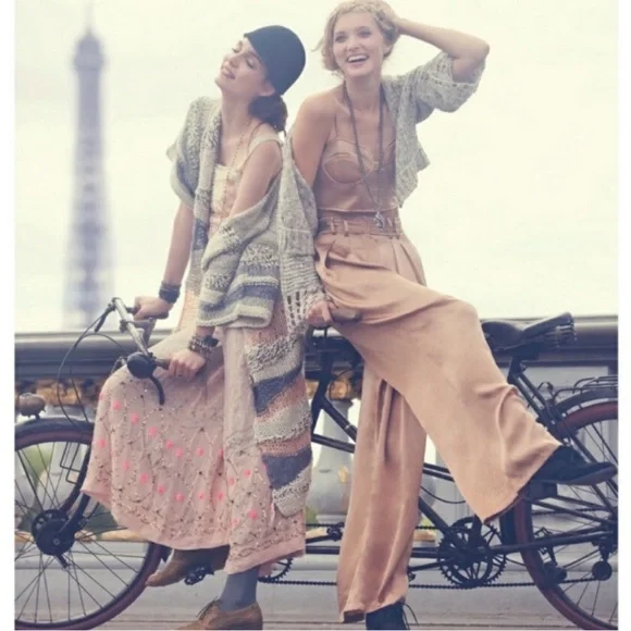 Free People Sands of Time Long Cardigan Slouchy Sweater Size Small - Picture 13 of 13